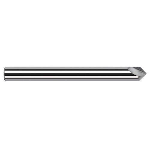 Engraving Cutters - 0.1250″ (1/8″) Shank Diameter × 60° included Carbide Marking Cutter for Non-Ferrous, 2 Flute - Exact Industrial Supply