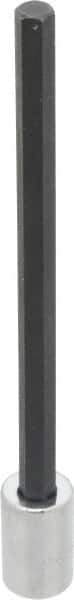 Proto - 3/8" Drive, 8mm Hex Bit Socket - 6-29/32" OAL, 5" Bit Length - Apex Tool & Supply