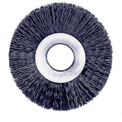 2-1/2″ Small Diameter Crimped Nylon Wheel, .022″ Black Fill, 5/8″ Arbor Hole - Apex Tool & Supply