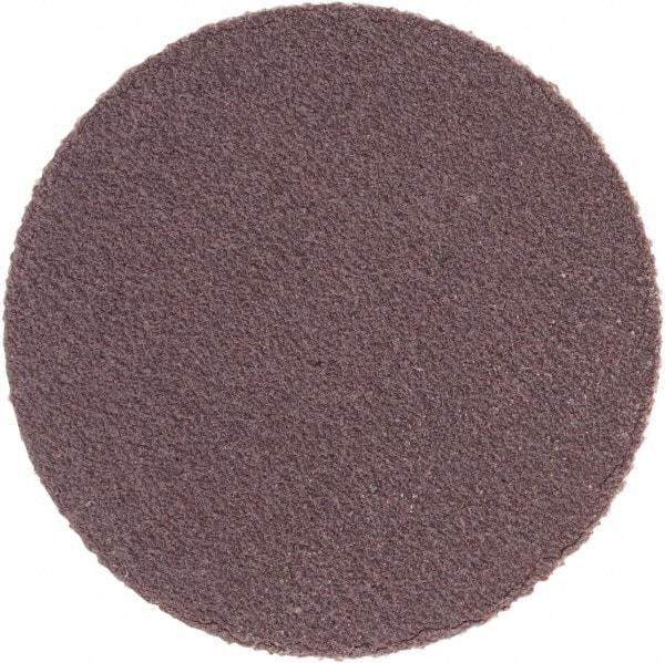 Standard Abrasives - 1" Disc Diam, 180 Grit, Aluminum Oxide Quick Change Disc - Type S Attaching System, Coated, Brown, Very Fine Grade, 20,000 RPM - Apex Tool & Supply