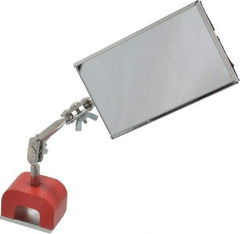 General - Rectangular Glass Inspection Mirror - 3-1/2" Long, 2" Wide - Apex Tool & Supply