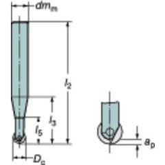 R216F-25A25S-045 CoroMill Ball Nose Finishing - Apex Tool & Supply