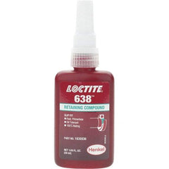 Loctite - 50 mL, Green, High Strength Retaining Compound - Series 638 - Apex Tool & Supply