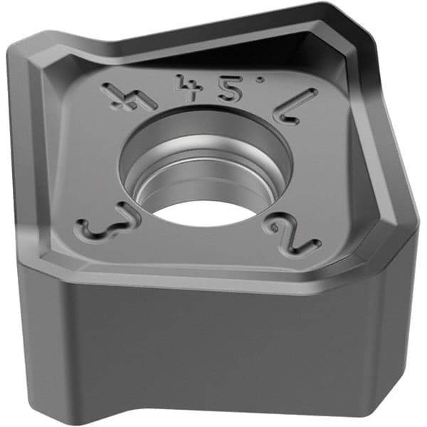 Seco - SNMX1407 M16 Grade MS2500 Carbide Milling Insert - TiCN/Al2O3 Finish, 6.59mm Thick, 14mm Inscribed Circle - Apex Tool & Supply