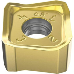 Seco - SNMX1407 M10 Grade MP3000 Carbide Milling Insert - TiAlN Finish, 6.59mm Thick, 14mm Inscribed Circle - Apex Tool & Supply