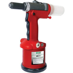 Marson - 3/16" Capacity, Air Riveter - 0.807" Long Stroke, 1/4 NPT Inlet - Apex Tool & Supply