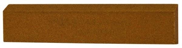 Norton - 4-1/2" Long x 1" Wide x 5/16" Thick, Aluminum Oxide Sharpening Stone - Rectangle, Medium Grade - Apex Tool & Supply