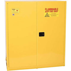 Eagle - Safety Cabinets Hazardous Chemical Type: Flammable and Combustible Liquids Color: Yellow - Apex Tool & Supply