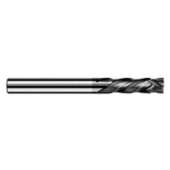 End Mills for Composites - 0.1250″ (1/8″) Cutter Diameter × 0.3750″ (3/8″) Length of Cut Carbide Square Chipbreaker Cutter, 2 Flutes, Amorphous Diamond Coated - Exact Industrial Supply