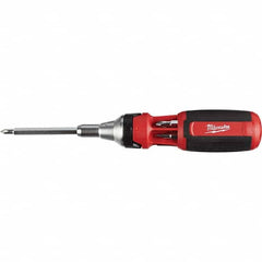 Milwaukee Tool - Screwdriver Bit Sets Type: Multi-Bit Screwdriver; Mulit-Purpose Tool Drive Size: 1/4 (Inch) - Apex Tool & Supply