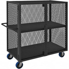 Durham - 2,000 Lb Capacity 2-Shelf Security Mesh Truck - Apex Tool & Supply