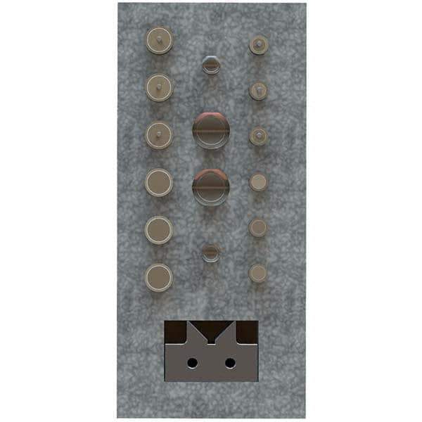 Phillips Precision - CMM Clamps Stud Thread Size: 1/4-20 Stud Length (Decimal Inch): 6.0000 - Apex Tool & Supply
