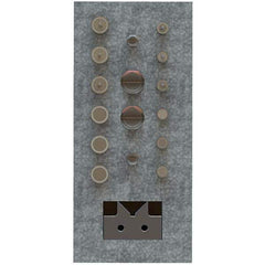 Phillips Precision - CMM Clamps Stud Thread Size: 1/4-20 Stud Length (Decimal Inch): 6.0000 - Apex Tool & Supply