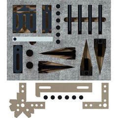 Phillips Precision - CMM Clamps Stud Thread Size: M6 Stud Length (Decimal Inch): 12 - Apex Tool & Supply
