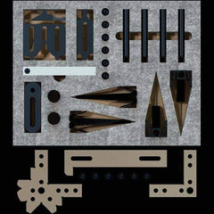 Phillips Precision - CMM Clamps Stud Thread Size: 1/4-20 Stud Length (Decimal Inch): 12 - Apex Tool & Supply