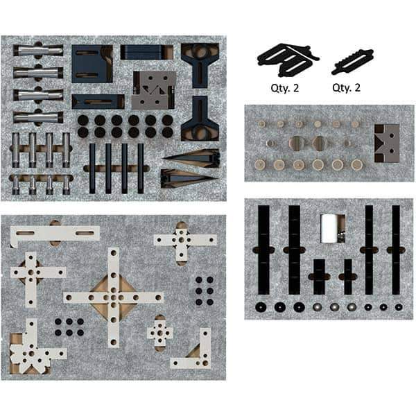 Phillips Precision - CMM Clamps Stud Thread Size: 1/4-20 Stud Length (Decimal Inch): 18 - Apex Tool & Supply