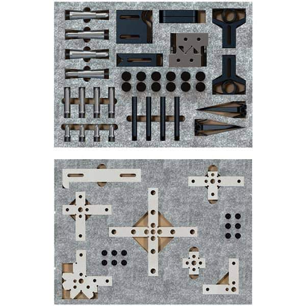 Phillips Precision - CMM Clamps Stud Thread Size: 1/4-20 Stud Length (Decimal Inch): 20 - Apex Tool & Supply