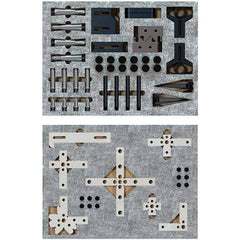 Phillips Precision - CMM Clamps Stud Thread Size: 1/4-20 Stud Length (Decimal Inch): 20 - Apex Tool & Supply