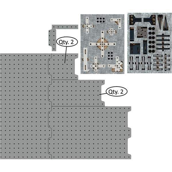 Phillips Precision - CMM Fixtures Type: Fixture Kits & Sets Plate Design: Magnetic - Apex Tool & Supply