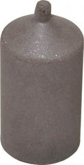 Cratex - 1" Max Diam x 1-3/4" Long, Cone, Rubberized Point - Medium Grade, Silicon Carbide, 1/4" Arbor Hole, Unmounted - Apex Tool & Supply