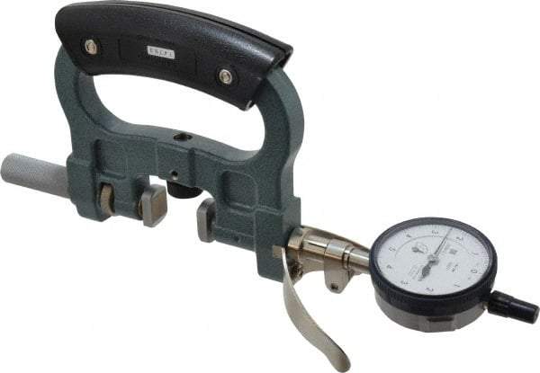 Mitutoyo - 1 Inch, Snap Gage - 0.0001 Inch Graduation, Dial Display - Apex Tool & Supply