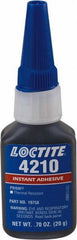 Loctite - 20 Gal Bottle Black Instant Adhesive - 24 hr Full Cure Time - Apex Tool & Supply
