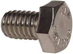 Value Collection - 5/16-18 UNC, 1/2" Length Under Head Hex Head Cap Screw - Fully Threaded, Grade 316 Stainless Steel, Uncoated, 1/2" Hex - Apex Tool & Supply