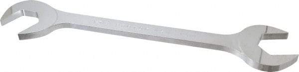 Proto - 1-3/4" Standard Open End Wrench - 17" OAL, Double End, Chrome Finish, 15° & 60° Head Angle - Apex Tool & Supply
