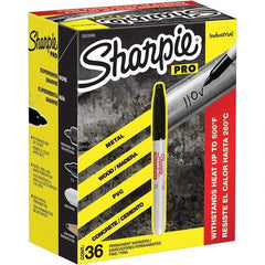 Sharpie - Markers & Paintsticks Type: Permanent Color: Black - Apex Tool & Supply