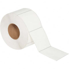 Value Collection - Pack of 4 Rolls, 1,500 Labels per Roll, 4" x 4" White Matte Coated Facestock Thermal Labels - Apex Tool & Supply