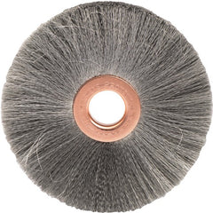 3″ Small Diameter Crimped Wire Wheel, .003″ Steel Fill, 1/2″ Arbor Hole - Apex Tool & Supply