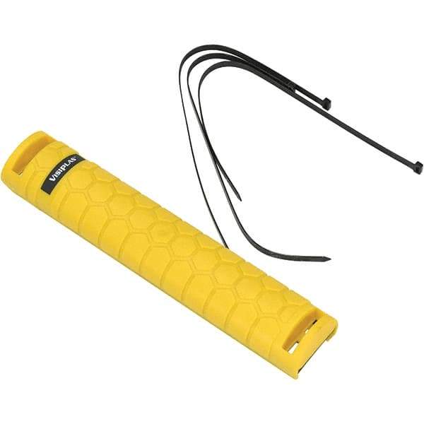 Vestil - 3" Long, Polyethylene Rack Guard - Yellow - Apex Tool & Supply