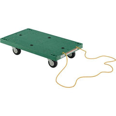 Vestil - 500 Lb Capacity Plastic Dolly - 30" Long x 18" Wide - Apex Tool & Supply