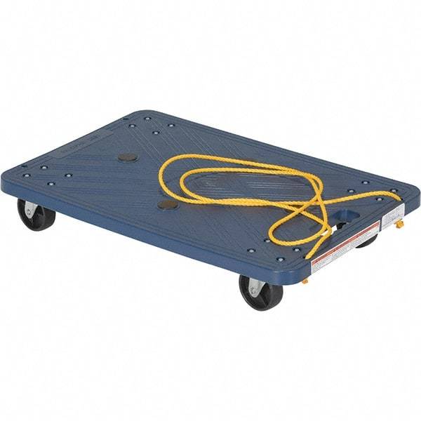 Vestil - 220 Lb Capacity Plastic Dolly - 24" Long x 16" Wide - Apex Tool & Supply
