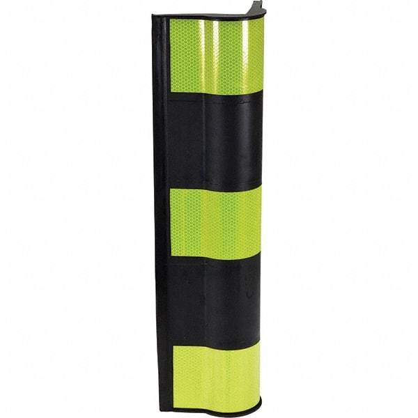 Vestil - Rubber Corner Protectors - Yellow/Black - Apex Tool & Supply