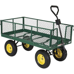 Vestil - 1,000 Lb Capacity Steel Landscape Carts - 24" OAW - Apex Tool & Supply