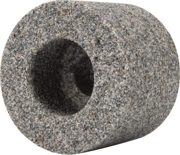 Norton - 60 Grit Aluminum Oxide Type 5 Internal Grinding Wheel - 1-1/4" Diam x 3/8" Hole x 1" Thick, 25,975 Max RPM, Type 5 Medium Grade, K Hardness, Vitrified Bond, One-Side Recess - Apex Tool & Supply