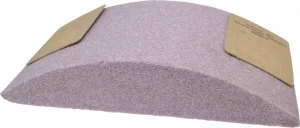 Norton - 11-1/4" Wide x 6" High x 2-1/4" Thick Grinding Segment - Aluminum Oxide, 46 Grit, Hardness D, Blue Print No. ME30777 - Apex Tool & Supply