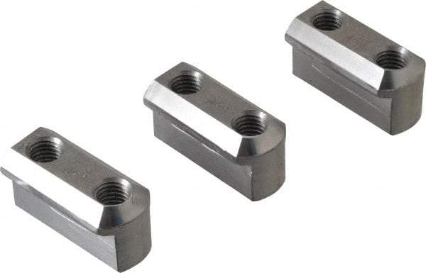 H & R Manufacturing - Lathe Chuck Jaw Nut - 10, 11" Chuck Diam Compatible, 12mm Screw, M12 Thread - Apex Tool & Supply