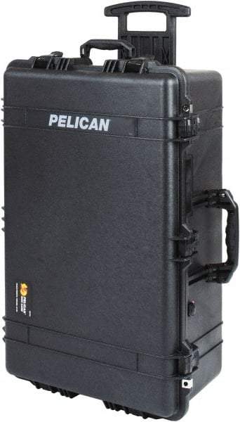 Pelican Products, Inc. - 20-15/32" Wide x 12-29/64" High, Clamshell Hard Case - Black, Polypropylene - Apex Tool & Supply