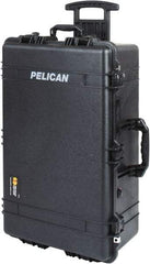 Pelican Products, Inc. - 20-15/32" Wide x 12-29/64" High, Clamshell Hard Case - Black, Polypropylene - Apex Tool & Supply