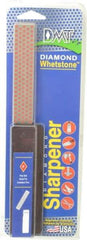 DMT - Fine Grade, Diamond Whetstone Sharpener - 25 Micron, Diamond Area 4.3" Long x 7/8" Wide - Apex Tool & Supply