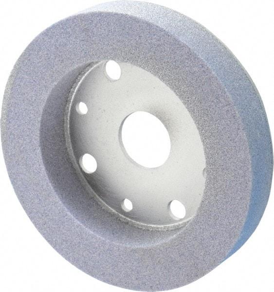 Norton - 6" Diam, 1-1/4" Hole Size, 1" Overall Thickness, 60 Grit, Type 2 Tool & Cutter Grinding Wheel - Medium Grade, Aluminum Oxide, J Hardness, Vitrified Bond, 3,600 RPM - Apex Tool & Supply