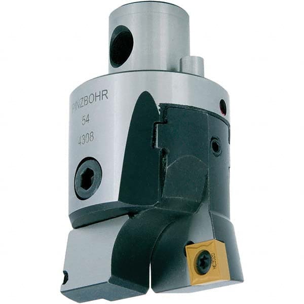 Techniks - Size D27, 1.142" Min Diam, Right Hand Modular Boring Cutting Unit Head - Apex Tool & Supply