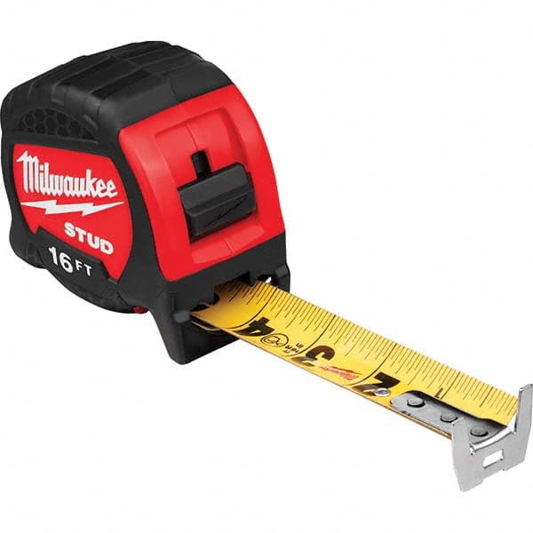 Milwaukee Tool - 16' x 1-5/16" Yellow/Black Blade Tape Measure - Apex Tool & Supply