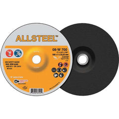 WALTER Surface Technologies - Depressed-Center Wheels Wheel Diameter (Inch): 7 Wheel Thickness (Inch): 1/4 - Apex Tool & Supply
