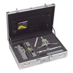 Jackson Safety - Layout & Setup Kits Type: Accessory Kit Contents: #1 Curvo-Mark Marker; #7 Centering Head; #8 Pro-Mag Level; Standard Radius Marker; Square Soap Stone & Holder; Loackable Metal Carrying Case - Apex Tool & Supply