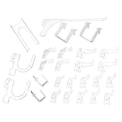 Wall Control - Pegboard Hook Sets For Use With: Any Wall Control Broad & Industrial Pegboard Contents: (26) Assorted Slotted Pegboard Hooks & Brackets - Apex Tool & Supply