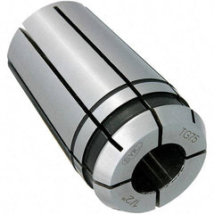 Techniks - TG75 10mm Single Angle Collet - 0.0004" TIR, 1.844" OAL, 1.062" Overall Diam - Exact Industrial Supply