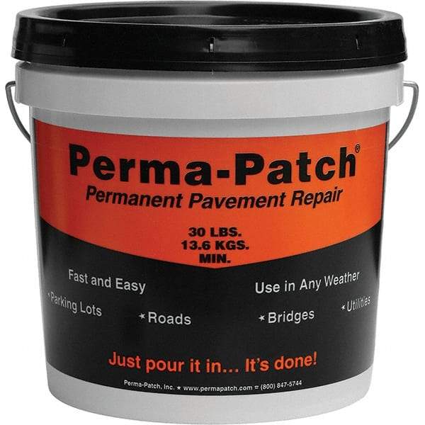 Perma-Patch - Drywall & Hard Surface Compounds Type: Permanent Asphalt Patch Material Color: Black - Apex Tool & Supply